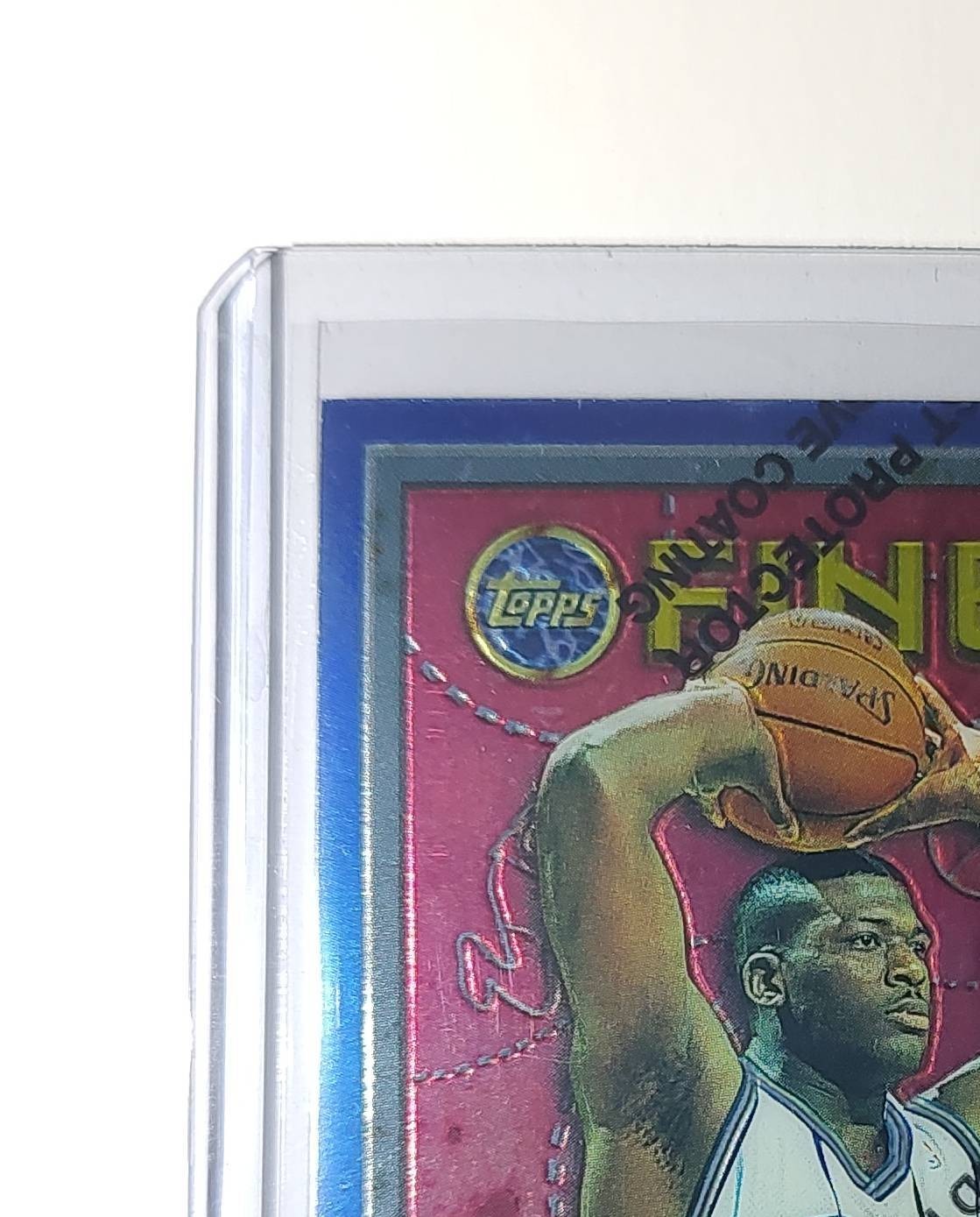 Larry Johnson 1995-96 Topps Finest NBA #233 Card Hornets
