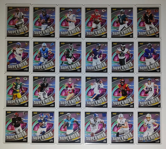 2024 Panini Supernova NFL Complete 24 Card Football Set