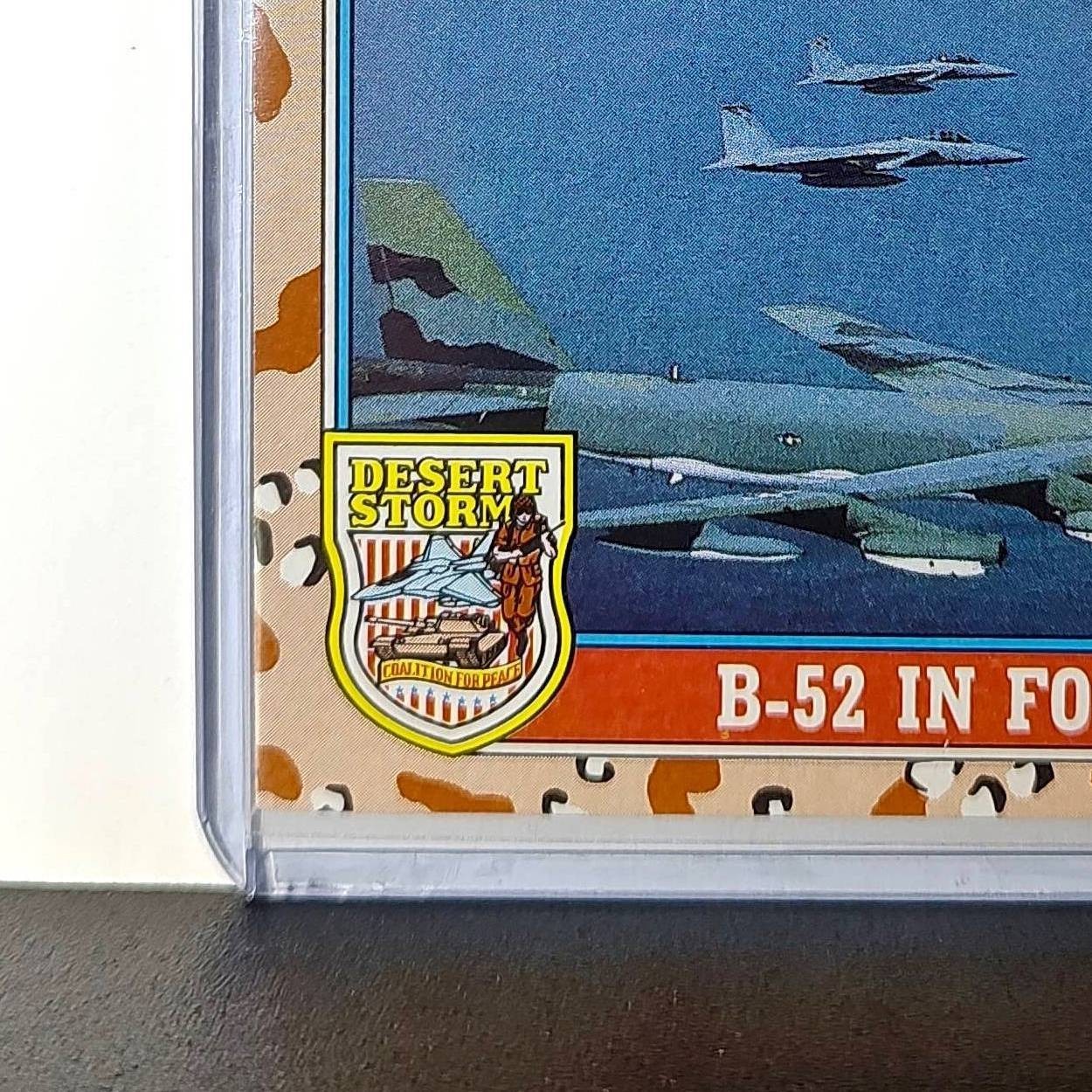 B-52 in Formation 1991 Topps Desert Storm #135 Card