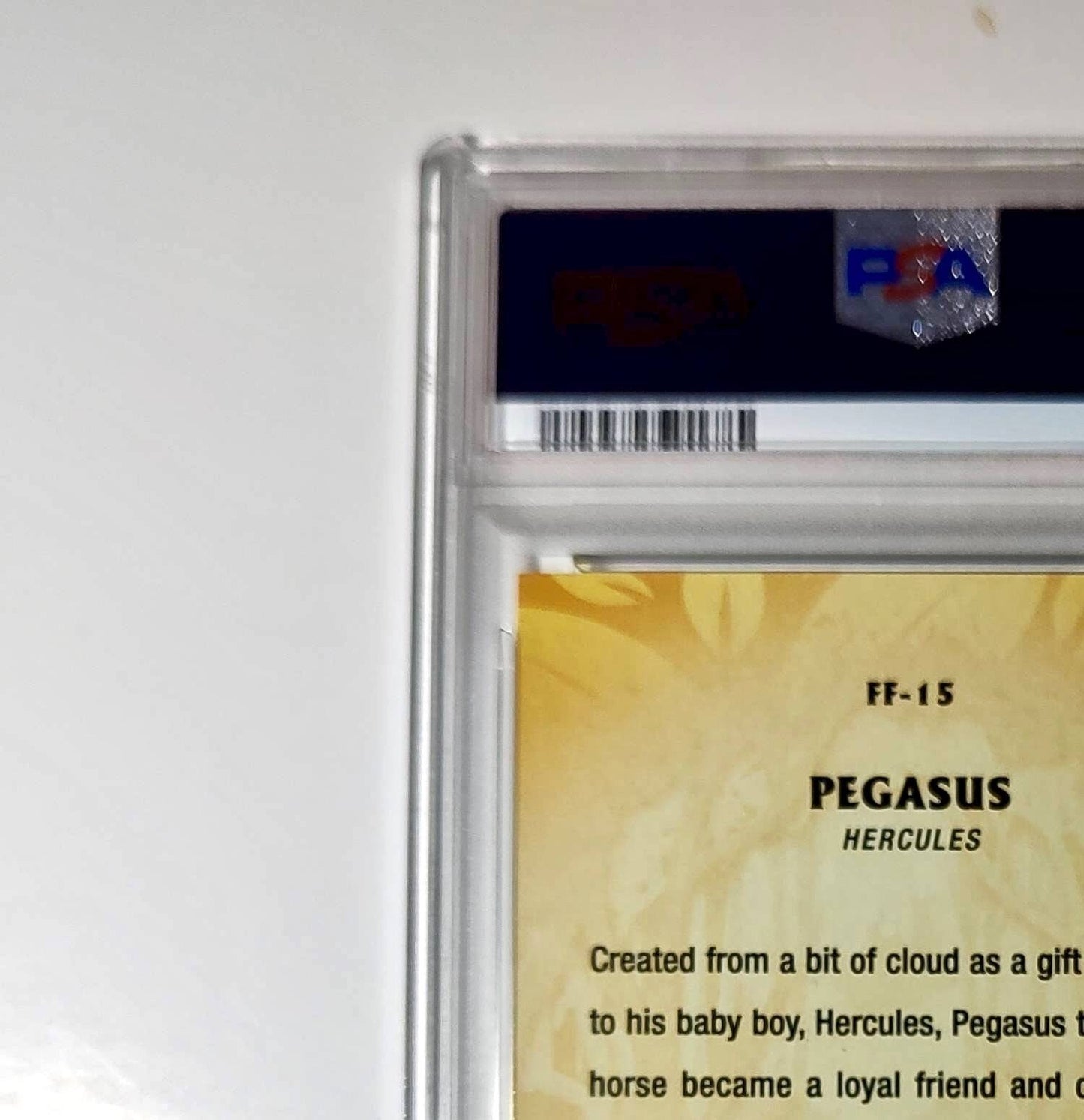Pegasus 2025 Topps Disney #FF-15 Furry Friends Card Hercules PSA 9 Mint