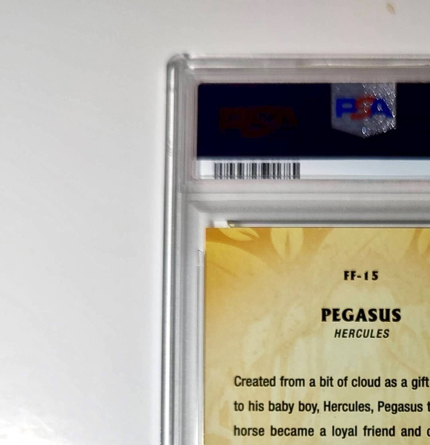 Pegasus 2025 Topps Disney #FF-15 Furry Friends Card Hercules PSA 9 Mint