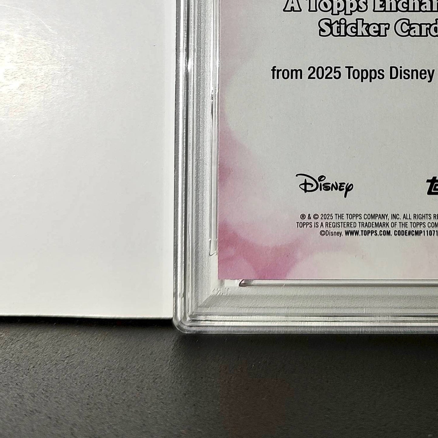 Moana 2025 Topps Disney #ES-23 Enchanted Sticker Card Moana PSA 9