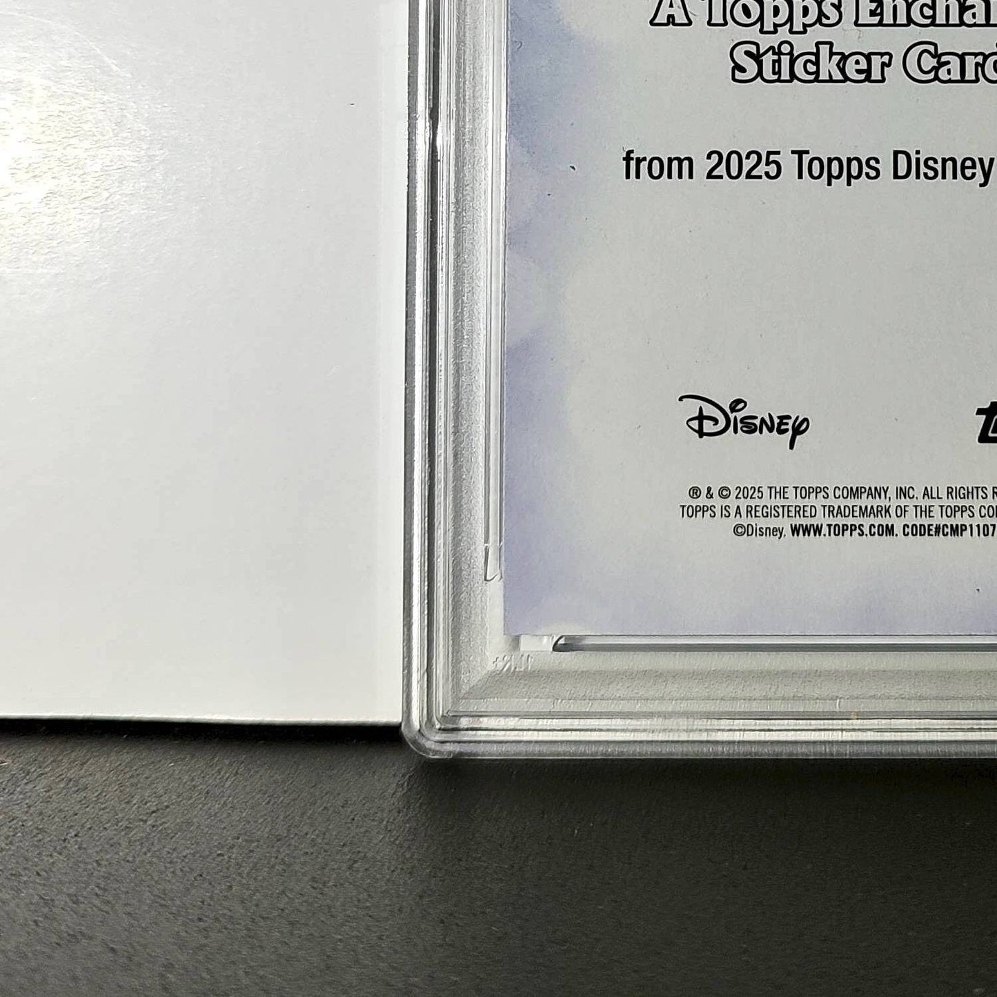 Olaf 2025 Topps Disney #ES-20 Enchanted Sticker Card Frozen PSA 9