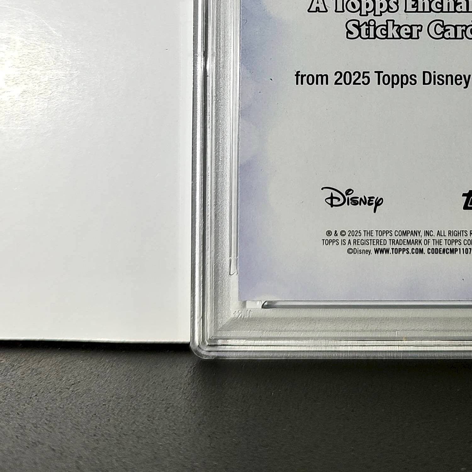Olaf 2025 Topps Disney #ES-20 Enchanted Sticker Card Frozen PSA 9