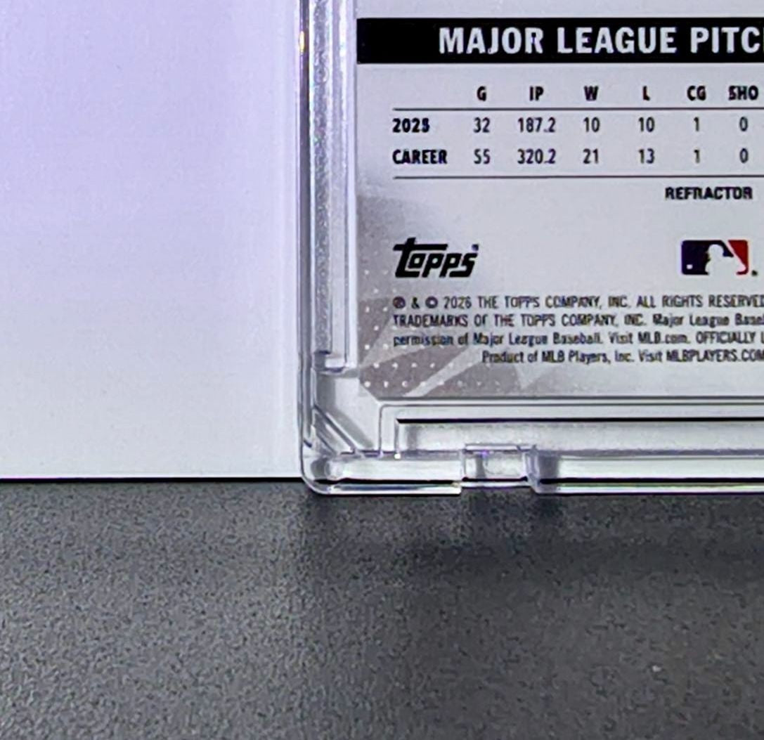 Paul Skenes 2026 MLB Topps Finest #10 Refractor Common Baseball Card Pirates