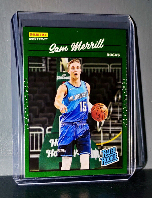 Sam Merrill 2020-2021 Panini NBA Instant #43 Rated Rookie Retro Card 1/3558