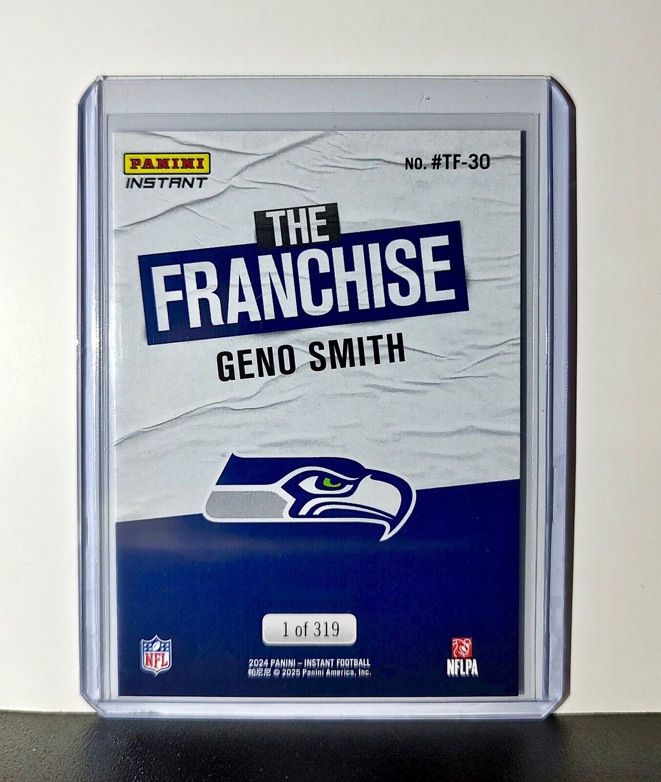 Geno Smith 2024 Panini The Franchise NFL #30 Football Card Seahawks