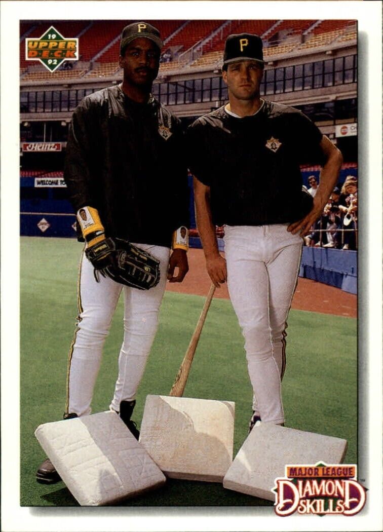 Barry Bonds/Andy Van Slyke 1992 Upper Deck MLB #711 Checklist Card Pirates