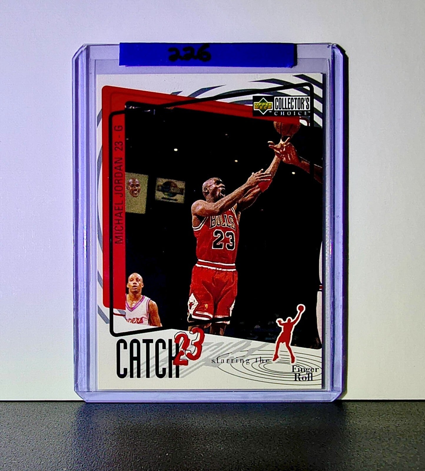 Michael Jordan 1997-98 Upper Deck Collector's Choice Catch 23 #187 Card Bulls