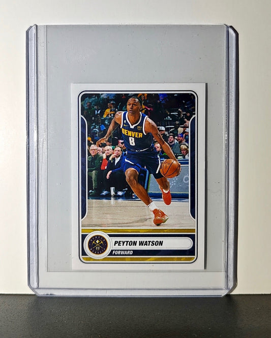 Peyton Watson 2023-24 Panini NBA #318 Sticker Denver Nuggets
