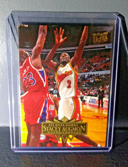 1995-96 Stacey Augmon Fleer Ultra #1 Basketball Card