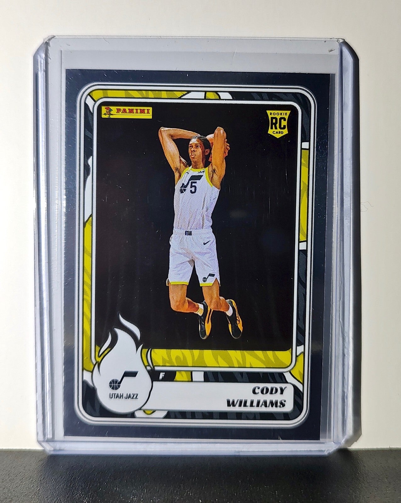 Cody Williams Rookie 2024-25 Panini NBA #99 Foil Sticker Card Utah Jazz