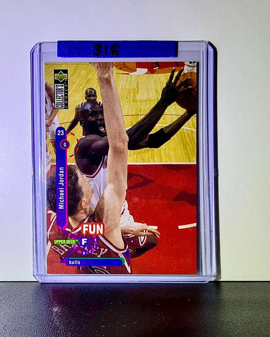 Michael Jordan 1995-96 Collector's Choice #169 Basketball Card Chicago Bulls