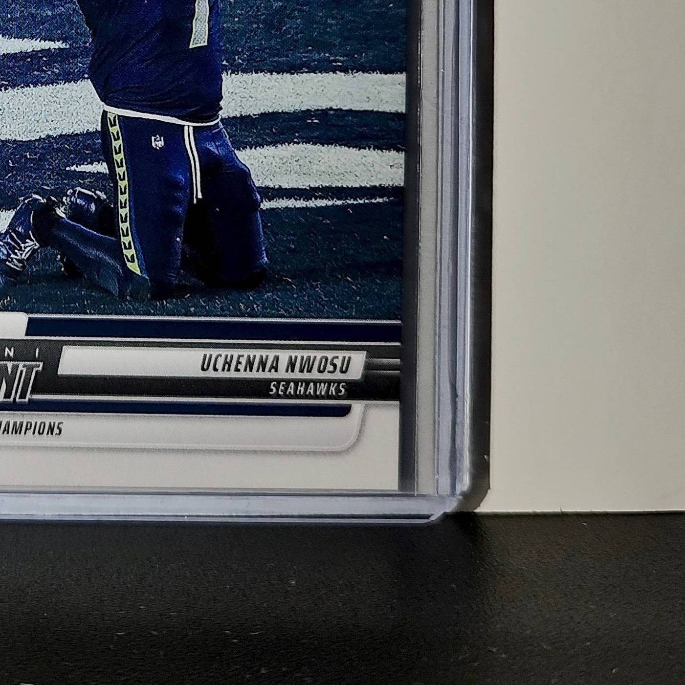 Uchenna Nwosu 2026 Panini NFL Super Bowl LIX Champions #34 Card Seattle Seahawks