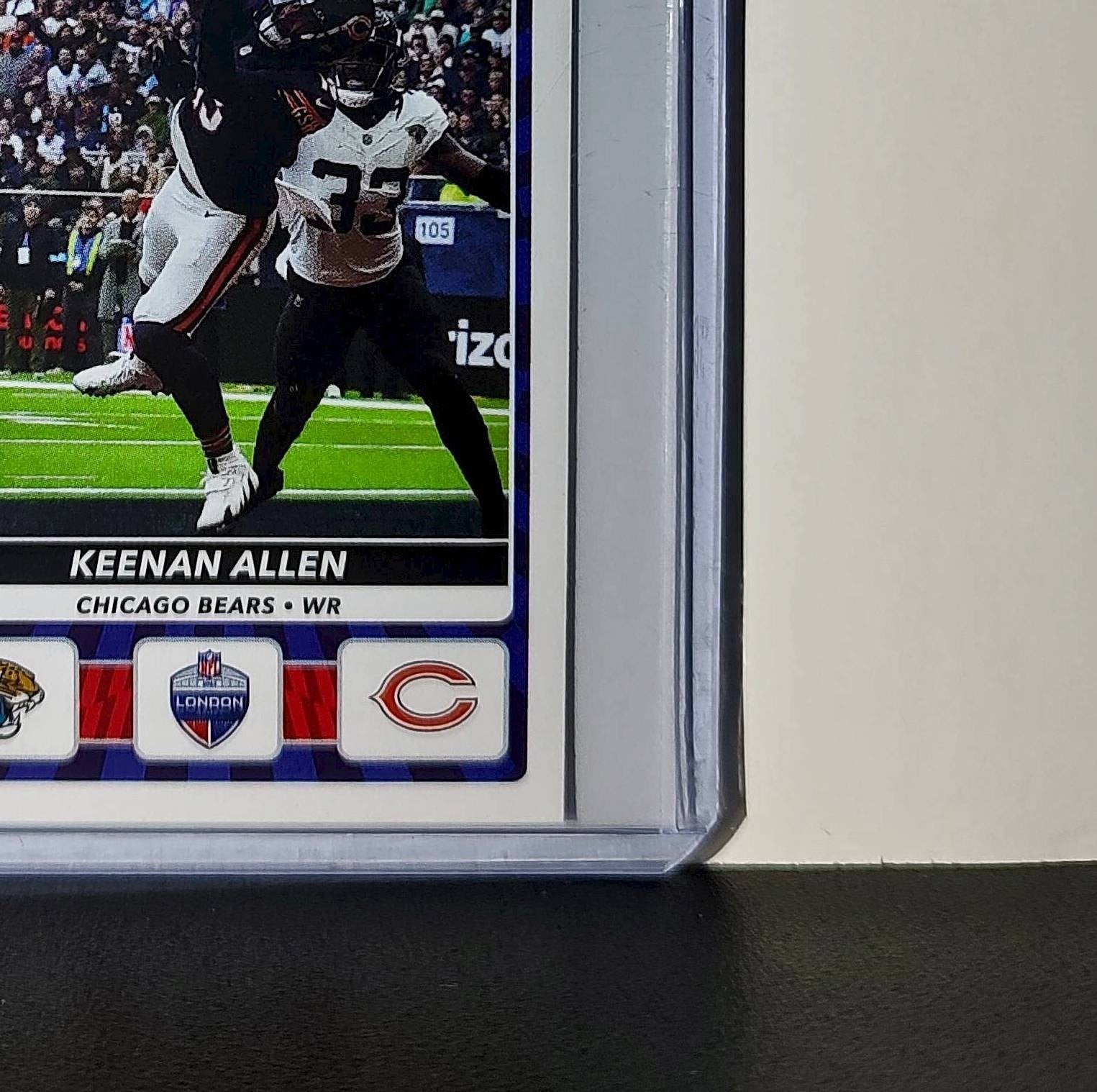 Keenan Allen 2025 Panini NFL #11 London Games Sticker