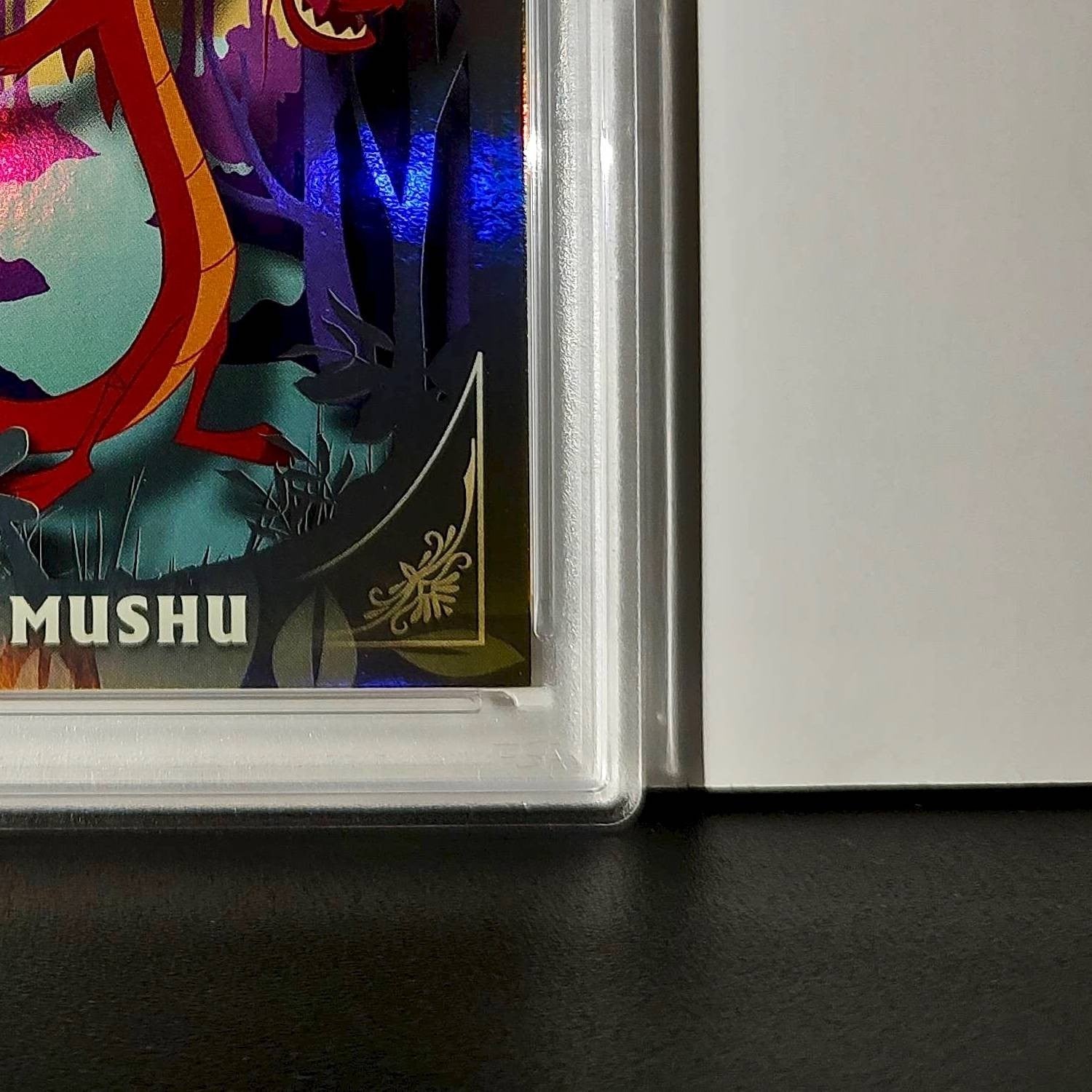 Mushu 2025 Topps Disney #FF-16 Furry Friends Card Mulan PSA 10