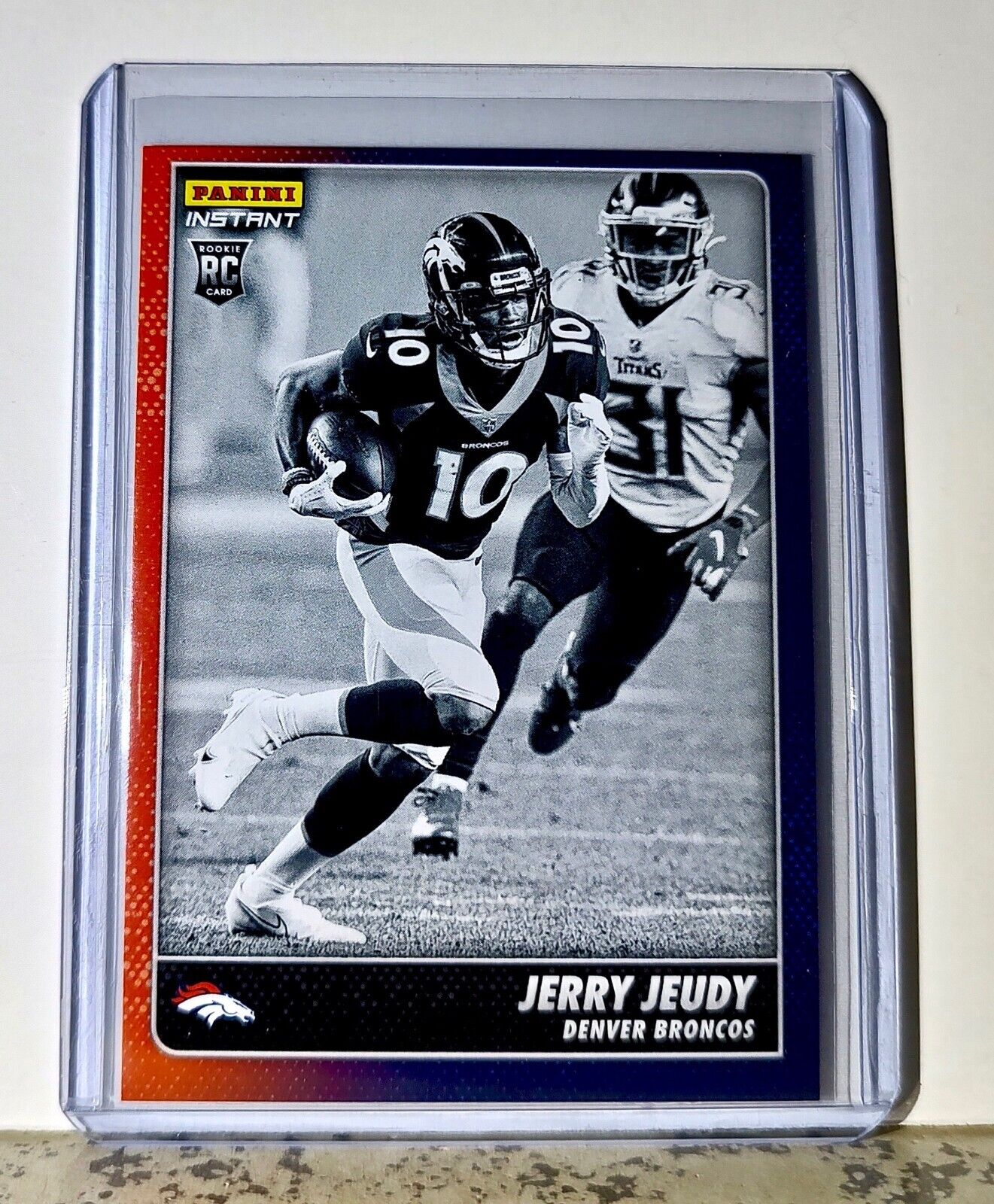 Jerry Jeudy 2020 Panini NFL #17 Black and White Rookies Card Broncos 1 of 518