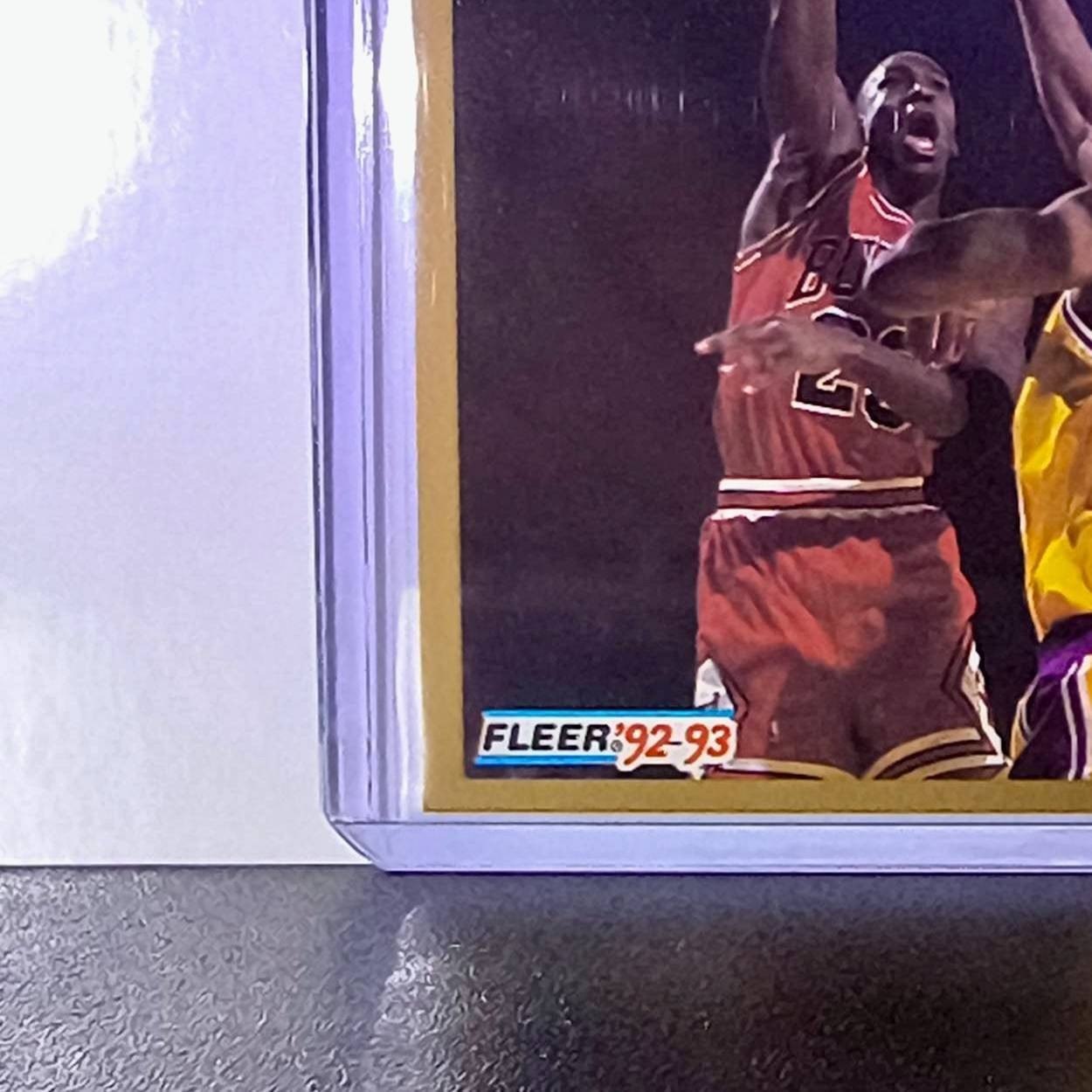 Michael Jordan 1992-93 Fleer #32 Basketball Card Chicago Bulls