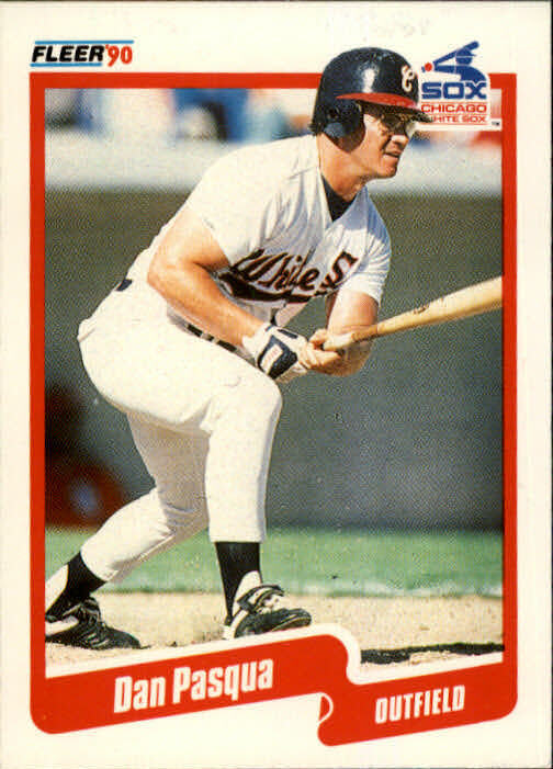 1990 Dan Pasqua Fleer Baseball Card #544