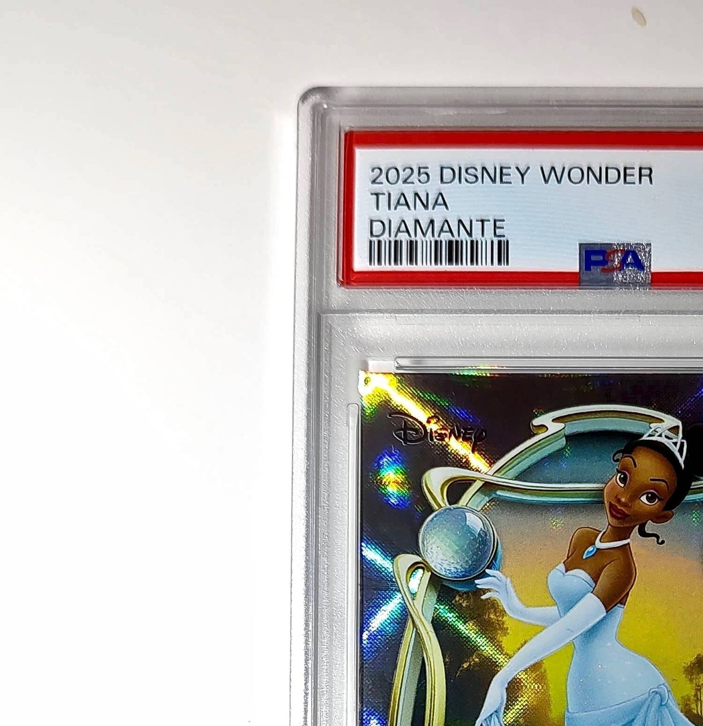 Tiana 2025 Topps Disney #70 Winter Variant Card The Princess and the Frog PSA 8
