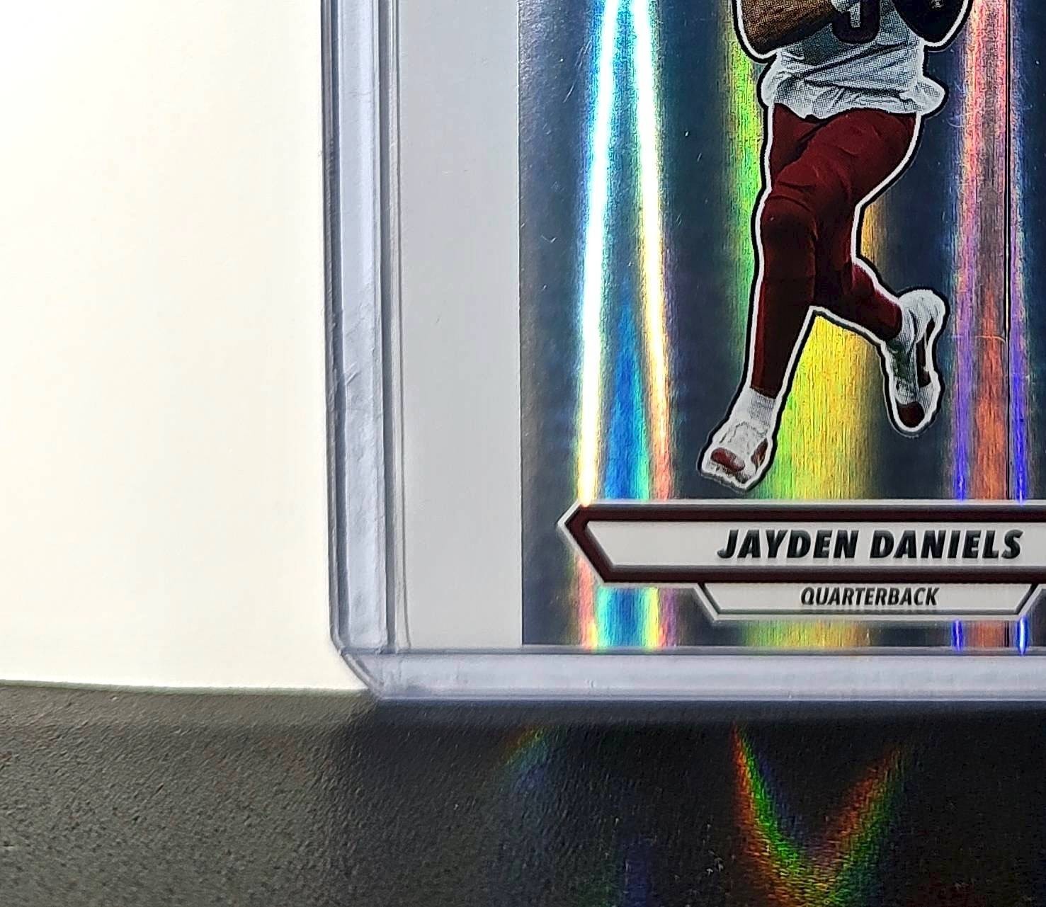 Jayden Daniels 2025 Panini NFL #343 Foil Sticker Commanders