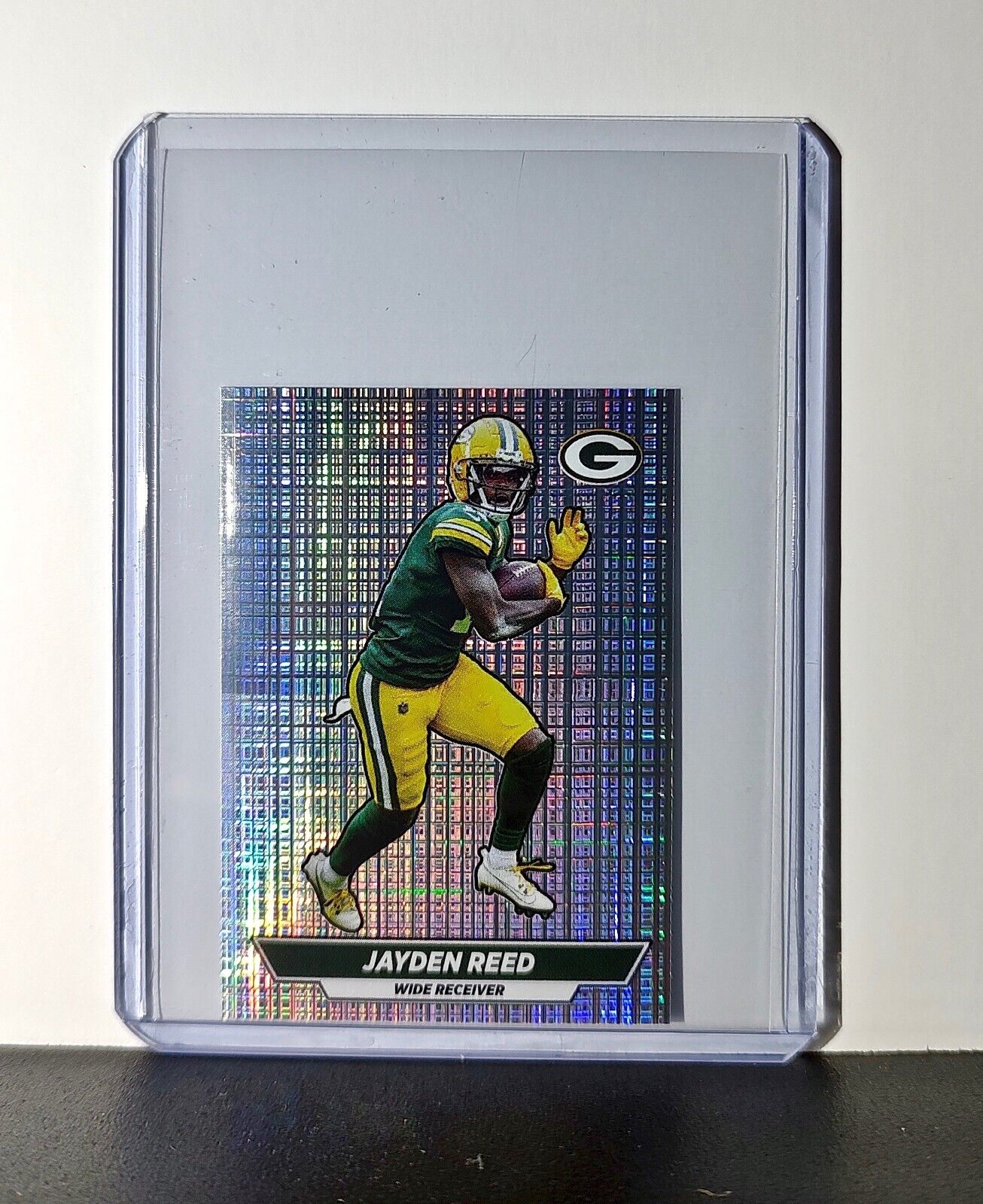 Jayden Reed 2024 Panini NFL Sticker #404 Foil Green Bay Packers