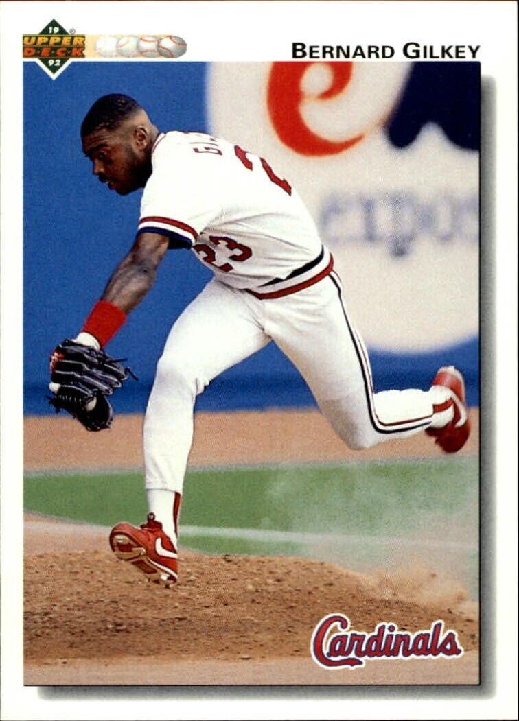 Bernard Gilkey 1992 Upper Deck MLB #552 Baseball Card St. Louis Cardinals