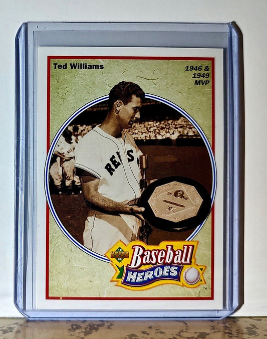 Ted Williams 1992 Upper Deck Baseball Heroes MLB #31 Card Boston Red Sox