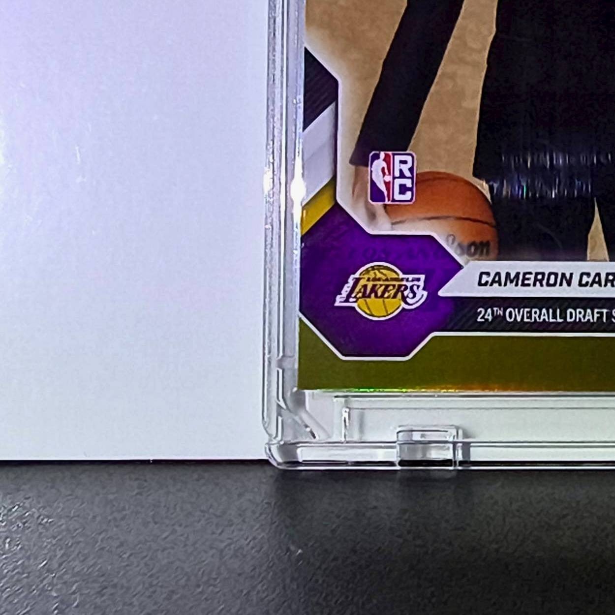 Cameron Carr Rookie 2026-27 Topps NBA Draft #CCAR Gold Foil 42/50 Card LA Lakers