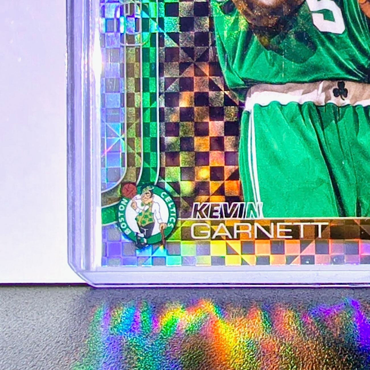Kevin Garnett 2025-26 NBA Topps Chrome Update X-Fractor #147 Card Boston Celtics