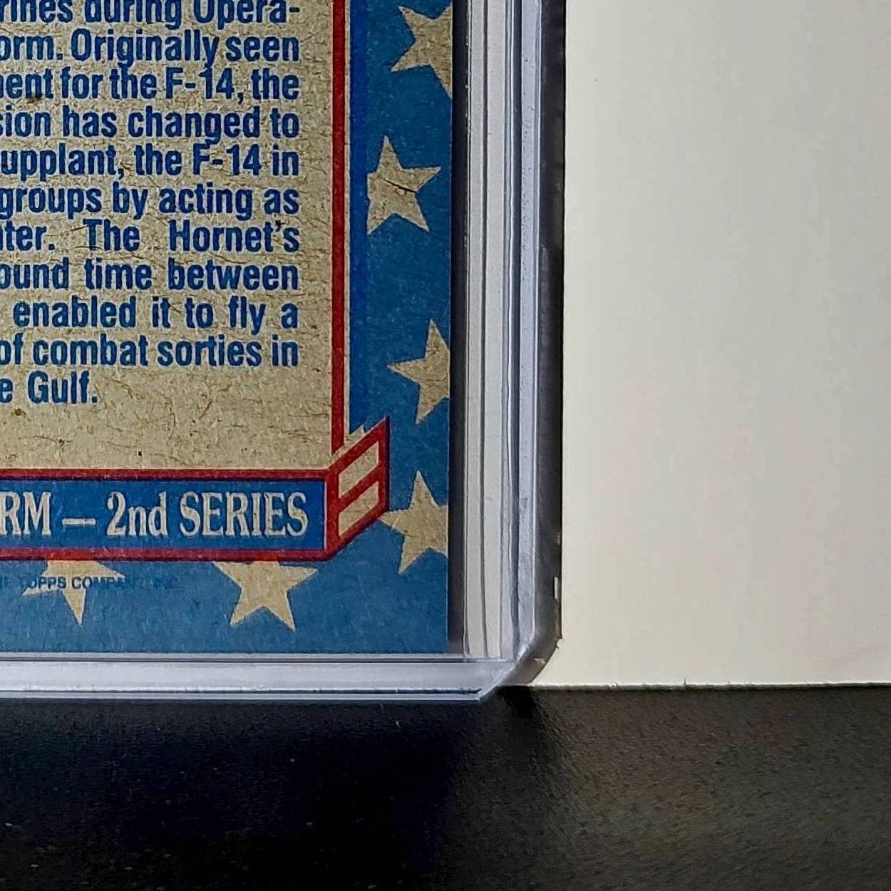 F/A-18 Hornet 1991 Topps Desert Storm #116 Card