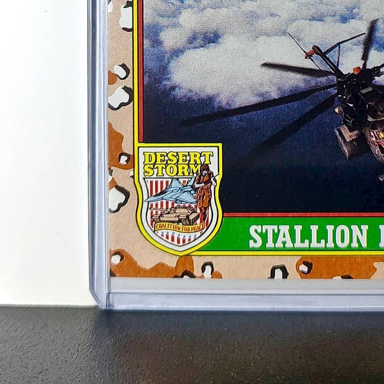 Stallion Helicopter 1991 Topps Desert Storm #8 Card