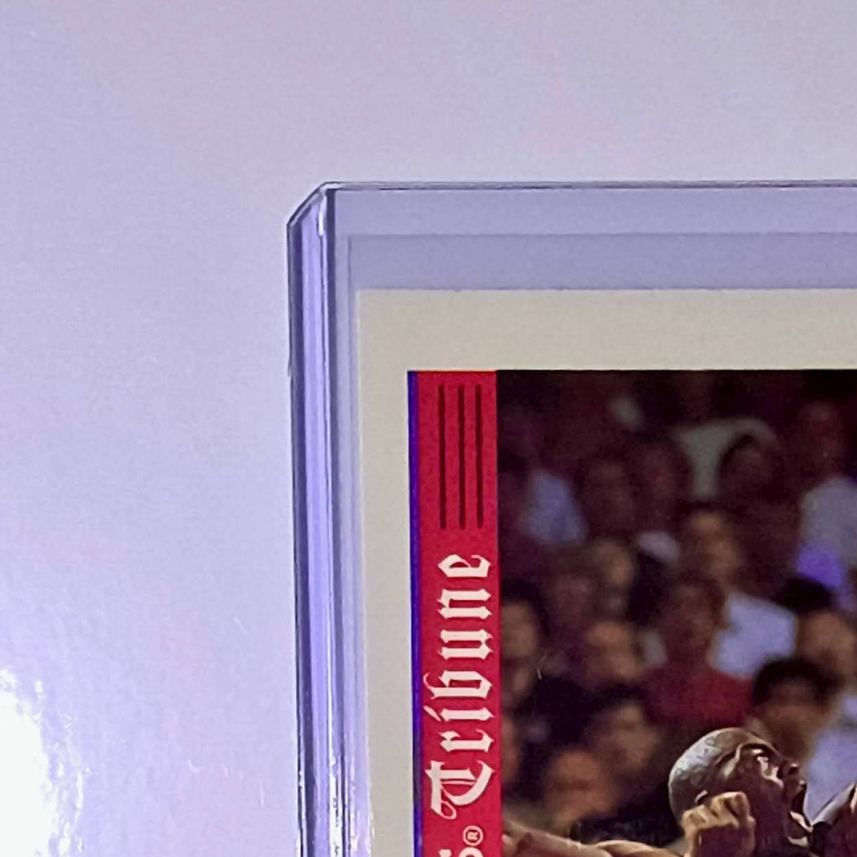 Michael Jordan 1992-93 NBA Hoops Tribune #TR1 Basketball Card Chicago Bulls
