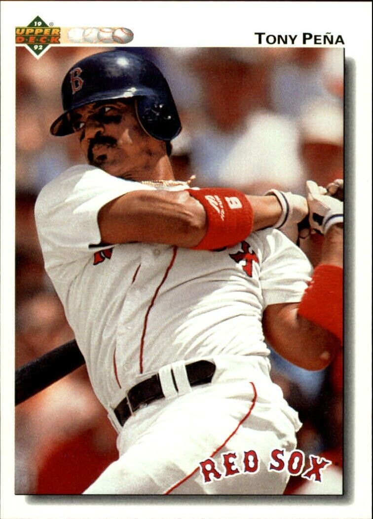 Tony Pena 1992 Upper Deck MLB #252 Baseball Card Boston Red Sox