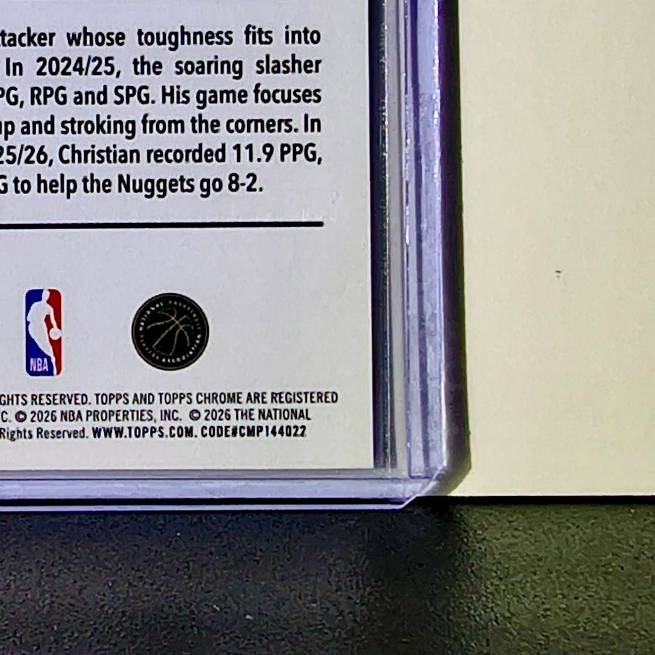 Jaylen Clark 2025-26 NBA Topps Chrome Update #115 Basketball Card Timberwolves