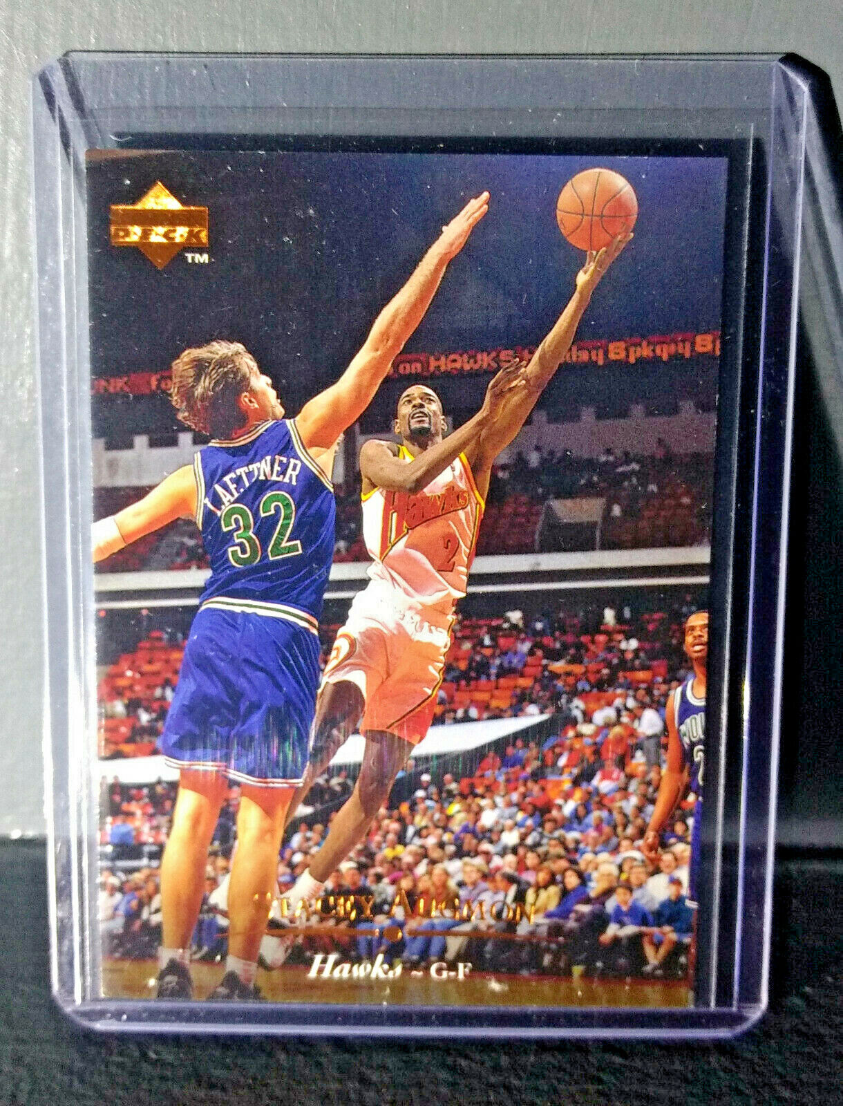 1995-96 Upper Deck Stacey Augmon #4 Basketball Card