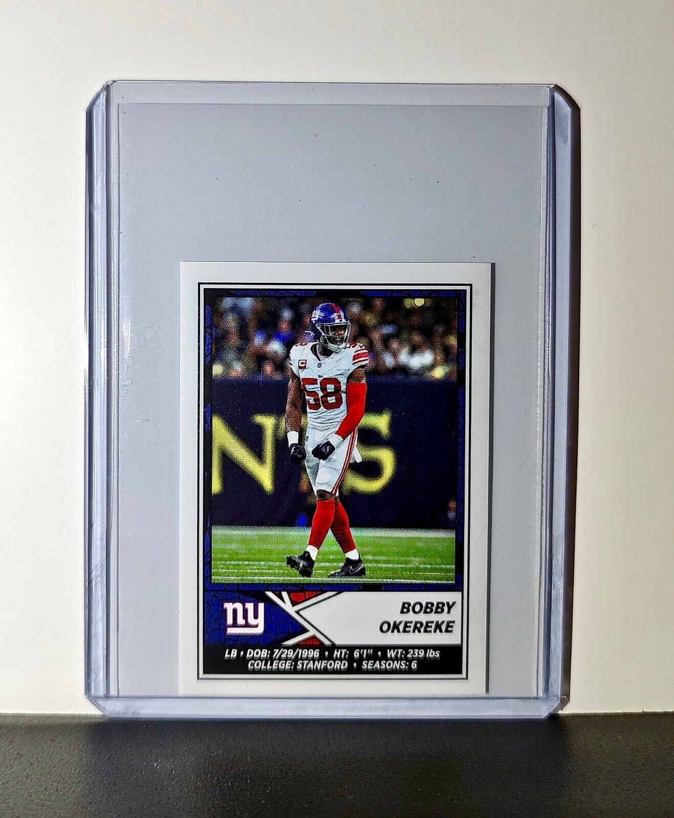Bobby Okereke 2024 Panini NFL Sticker #325 New York Giants