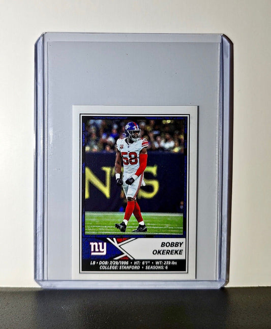 Bobby Okereke 2024 Panini NFL Sticker #325 New York Giants