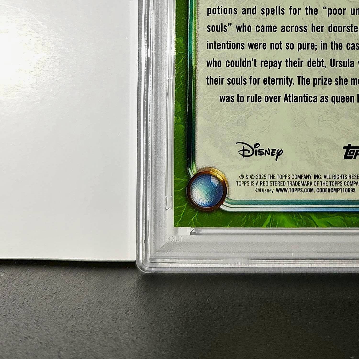 Ursula 2025 Topps Disney Wonder #176 Card The Little Mermaid PSA 7