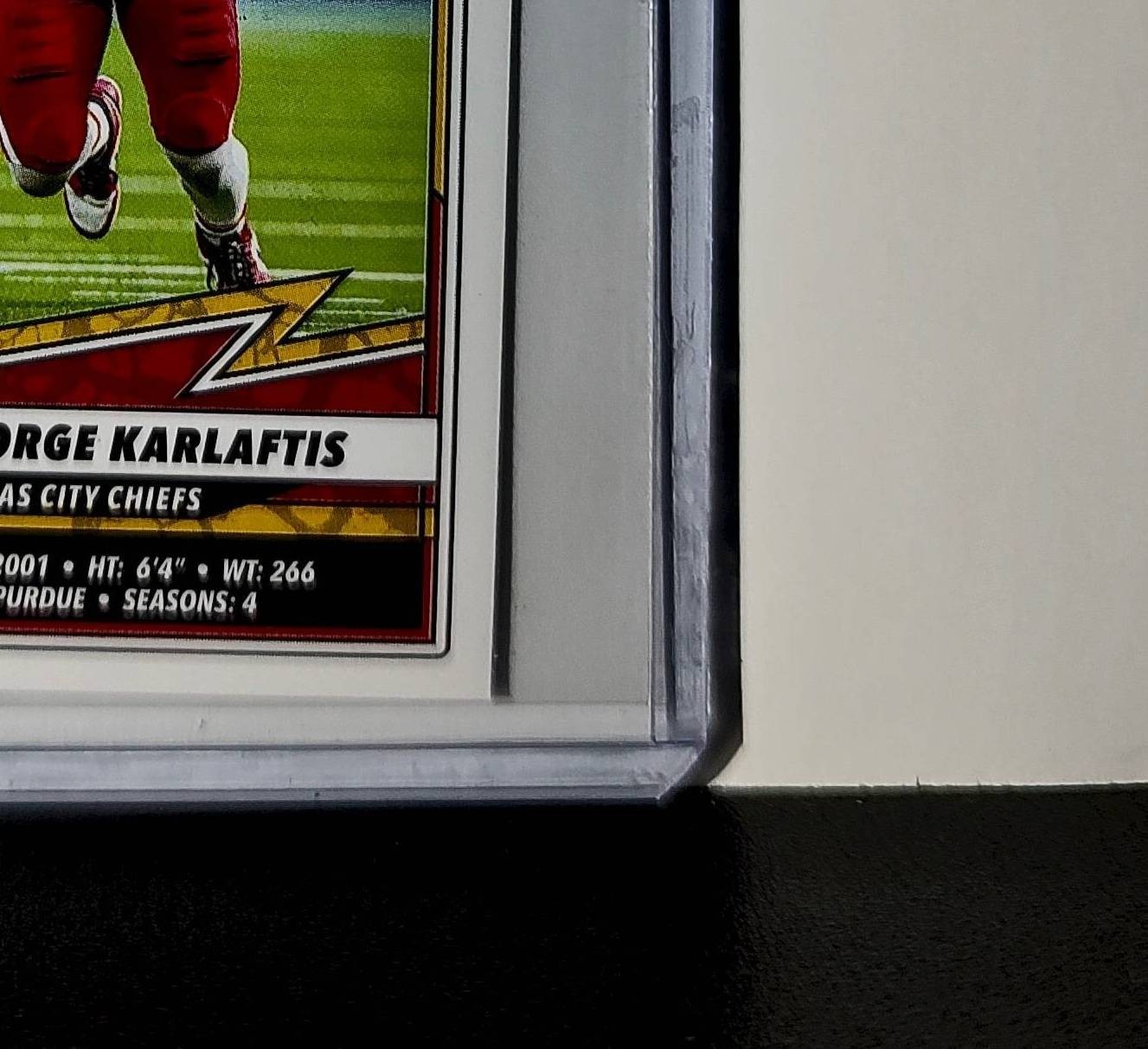 George Karrlaftis 2025 Panini NFL #256 Sticker Kansas City Chiefs