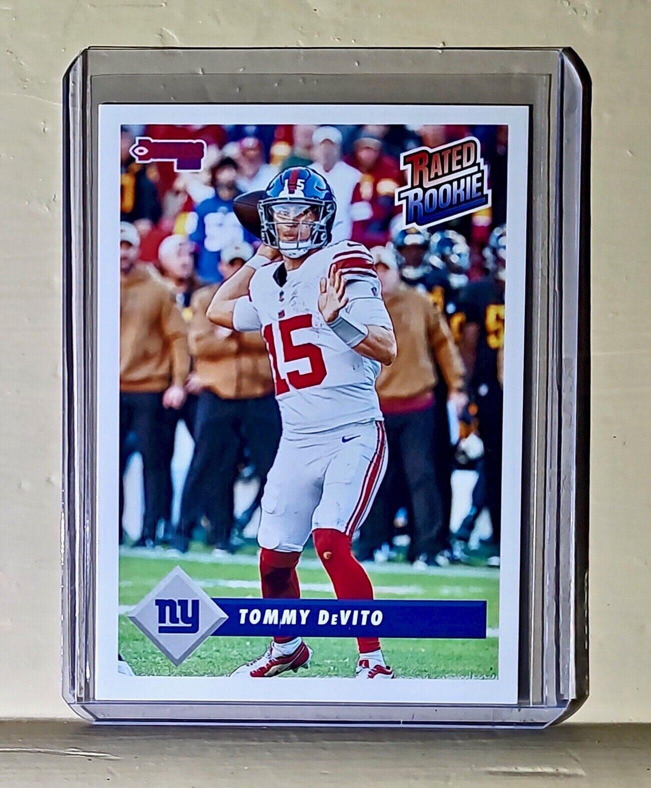 Tommy DeVito 2023 Panini NFL Rated Rookie Retro #6 Card New York Giants 1/629