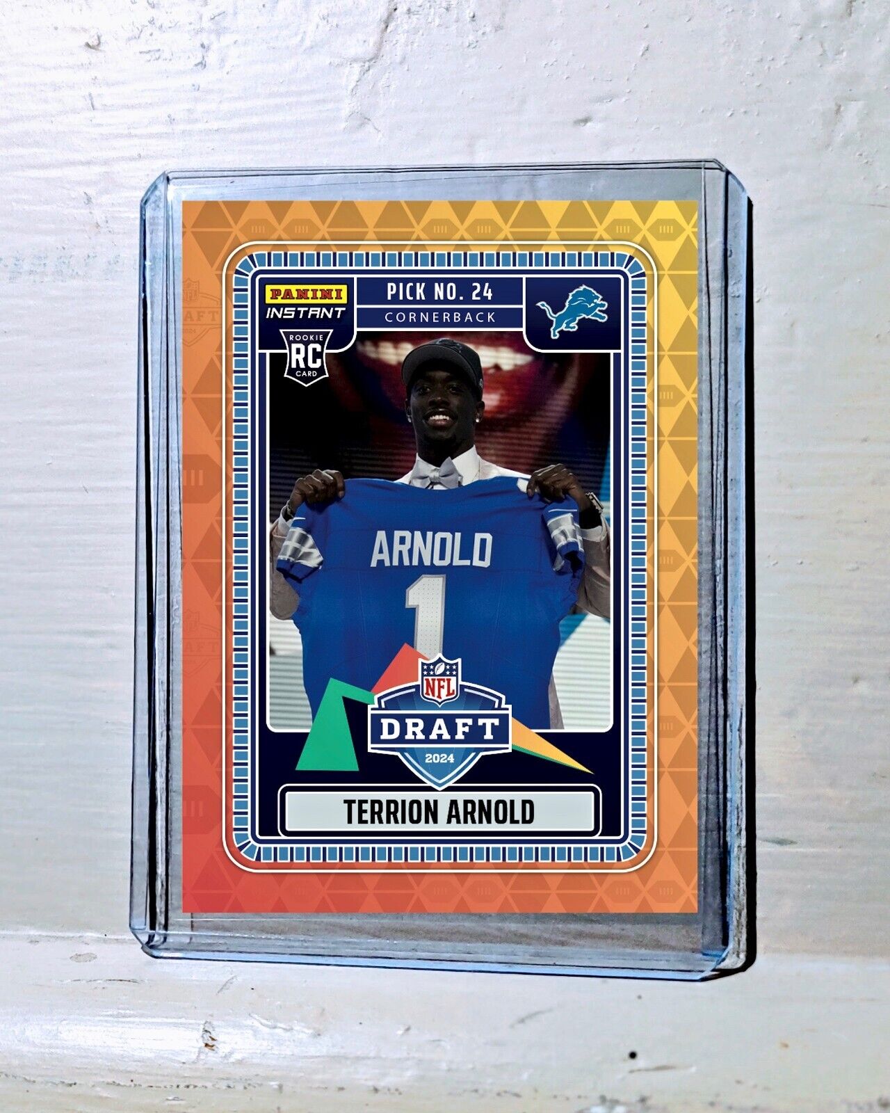 Terrion Arnold 2024 Panini NFL #7 Draft Night Rookie Football Card 1 of 918