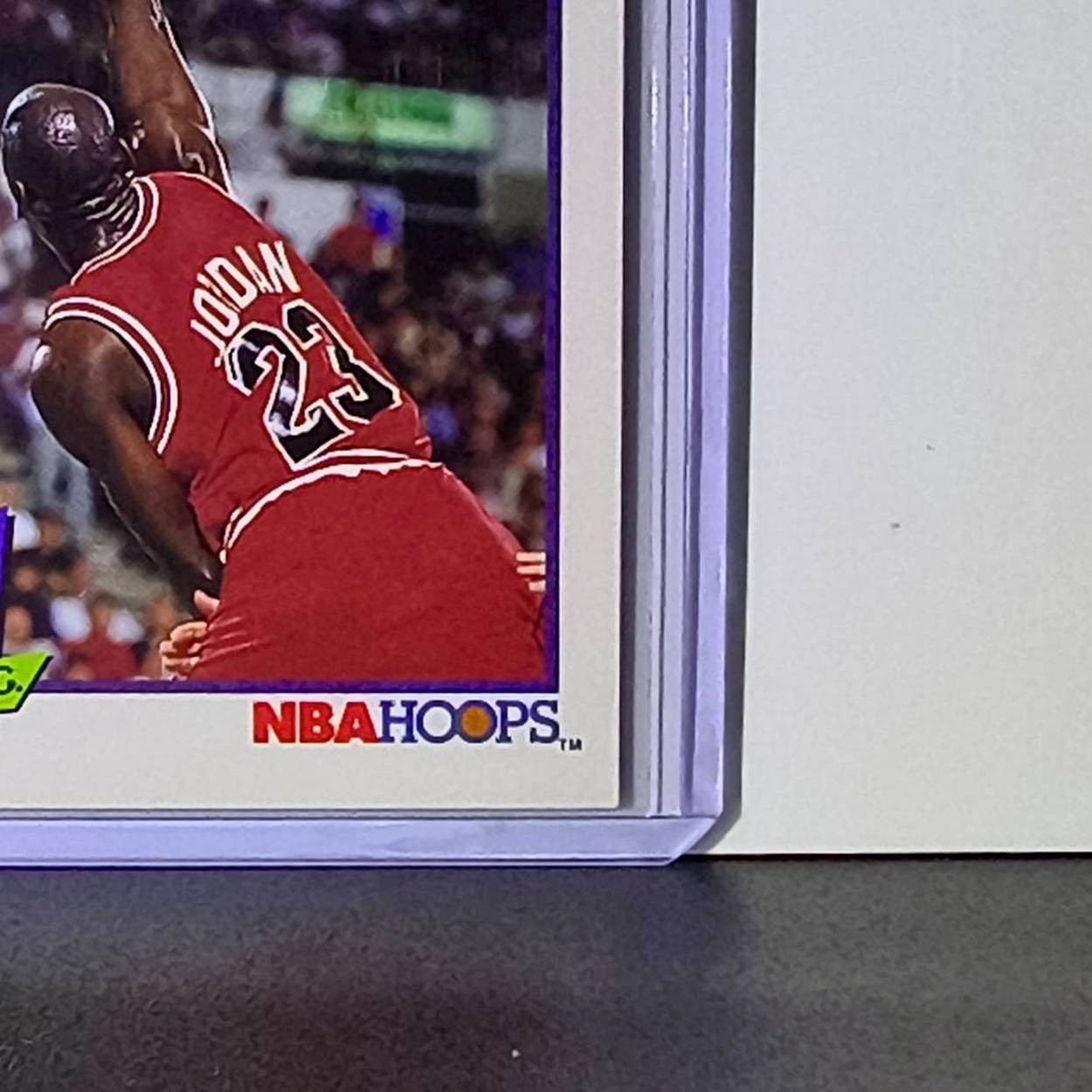Michael Jordan 1991-92 NBA Hoops #536 All-Time Active Leader Card Chicago Bulls