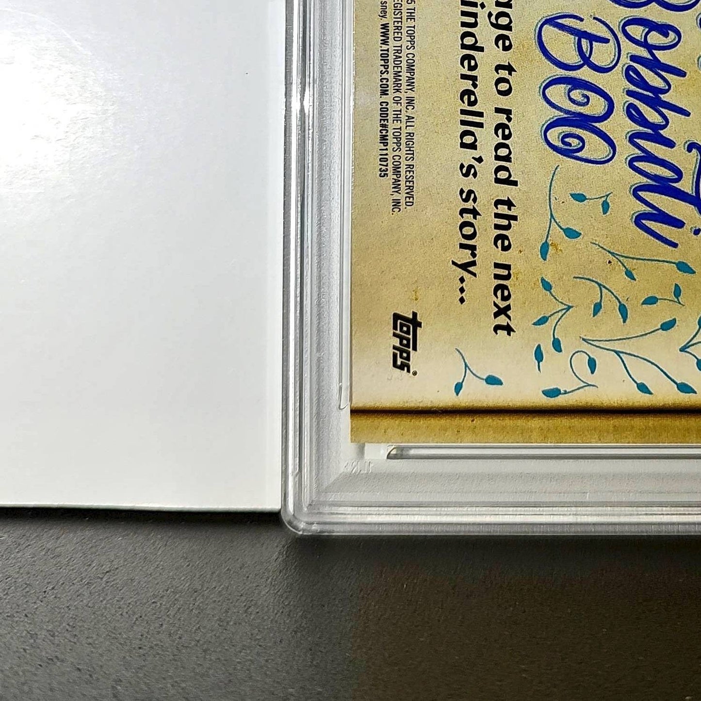 Gus is rescued by Cinderella 2025 Topps Disney #C75-4 Cinderella PSA 9