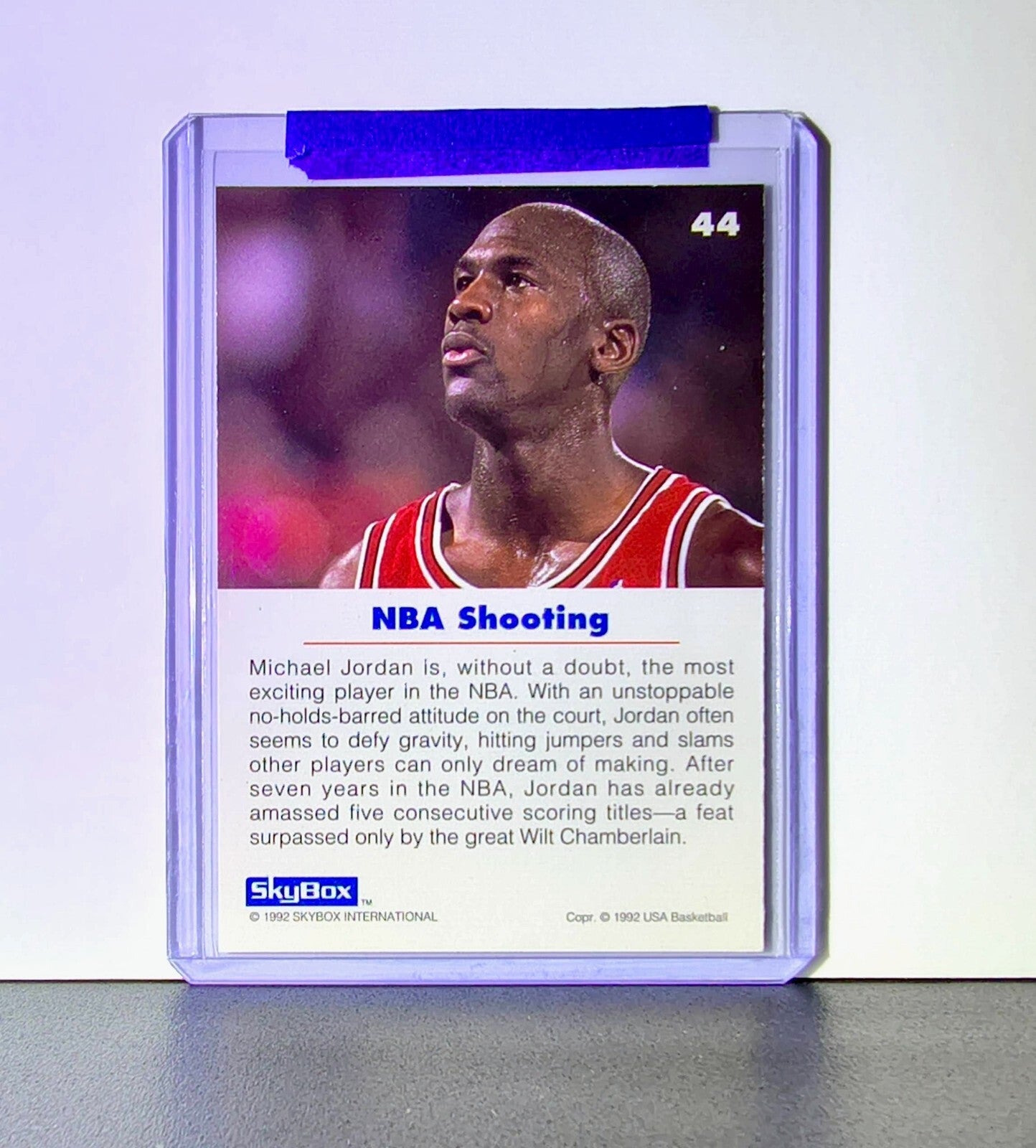 Michael Jordan 1992-93 Skybox USA Basketball #44 Basketball Card Chicago Bulls