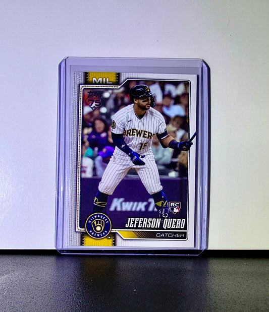 Jeferson Quero Rookie 2026 Topps Update MLB #US317 Card Milwaukee Brewers