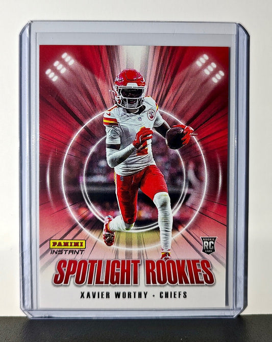 Xavier Worthy Rookie 2024 Panini Spotlight Rookies NFL #23 Chiefs 1 of 1426