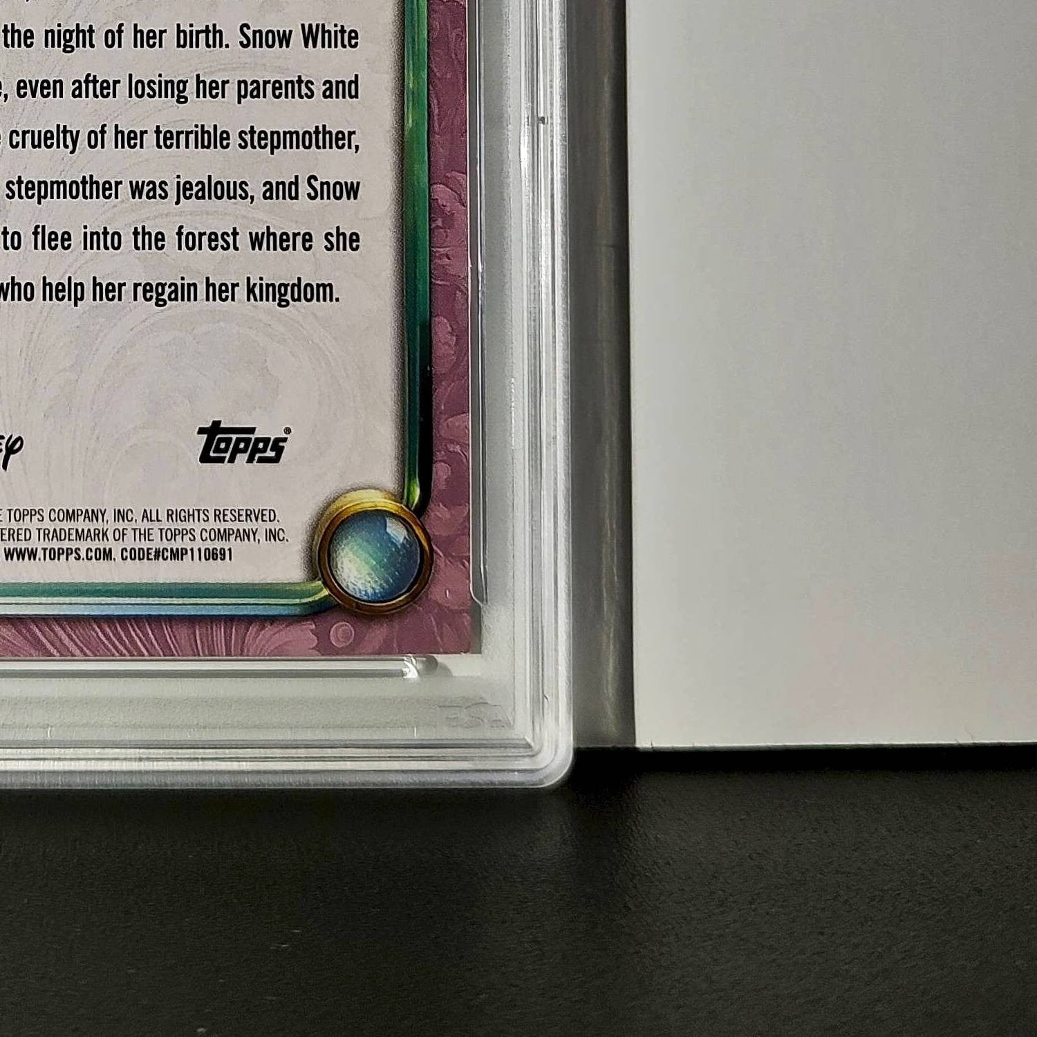 Snow White  2025 Topps Disney Cartoon Princess #171 Card PSA 9