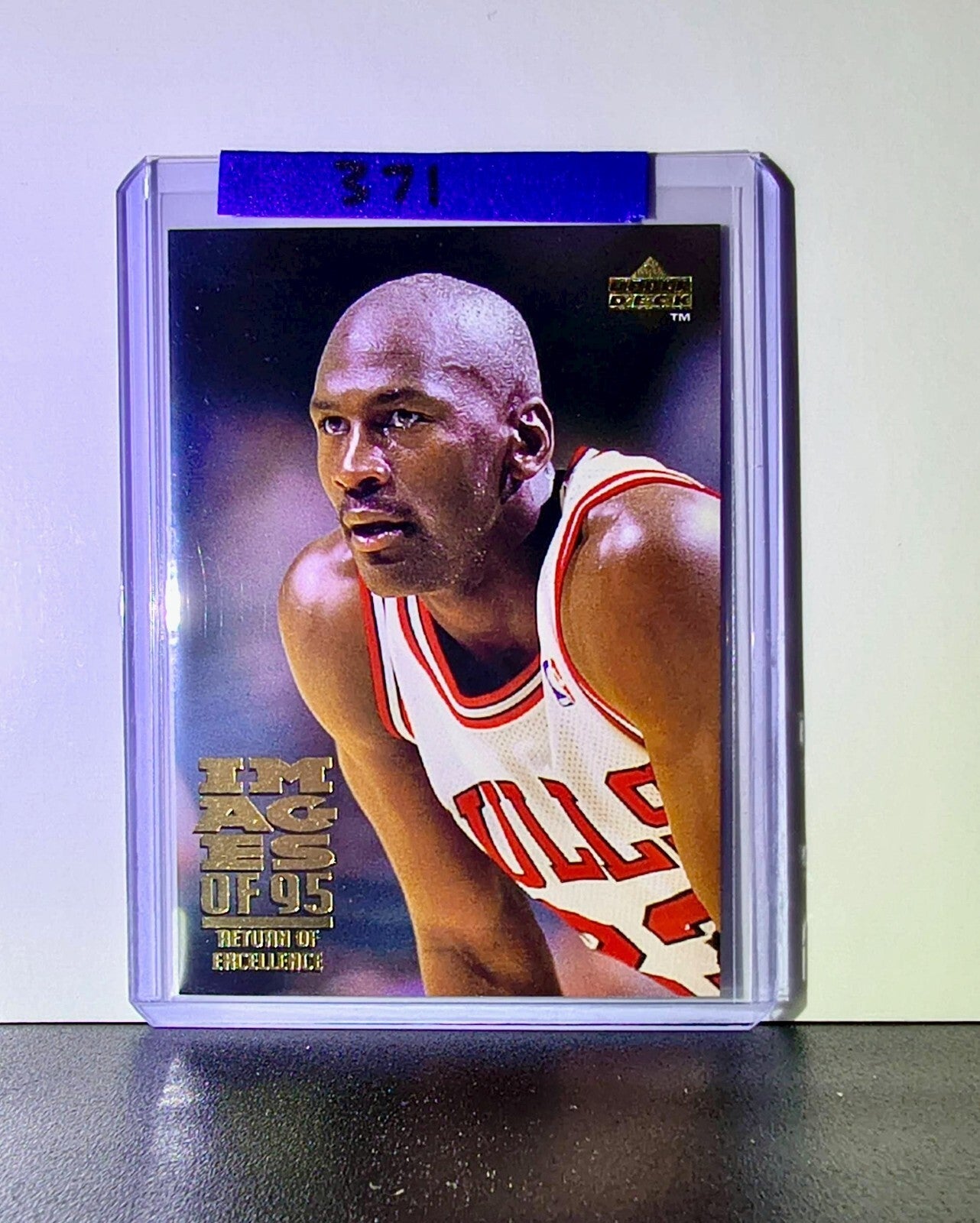 Michael Jordan 1995-96 Upper Deck Return of Excellence #335 Card Chicago Bulls