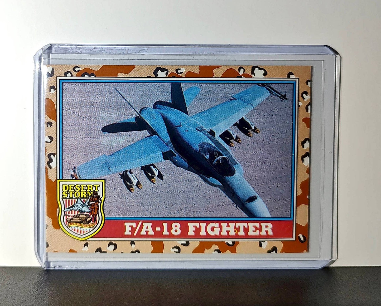 F/A-18 Fighter 1991 Topps Desert Storm #132 Card